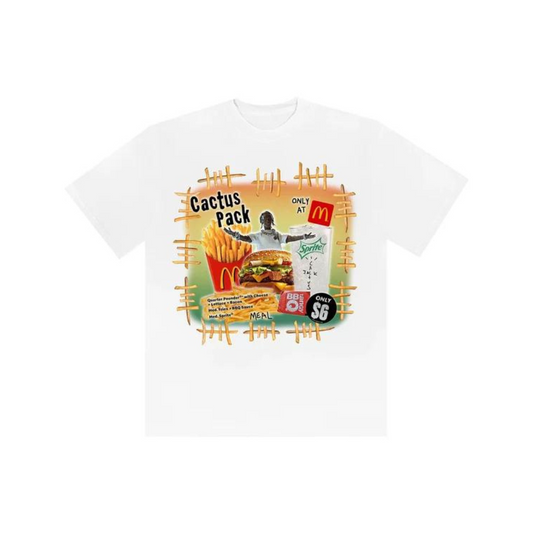 Cactus Jack by Travis Scott x McDonald's Cactus Pack Vintage Bootleg T-Shirt II 'White'